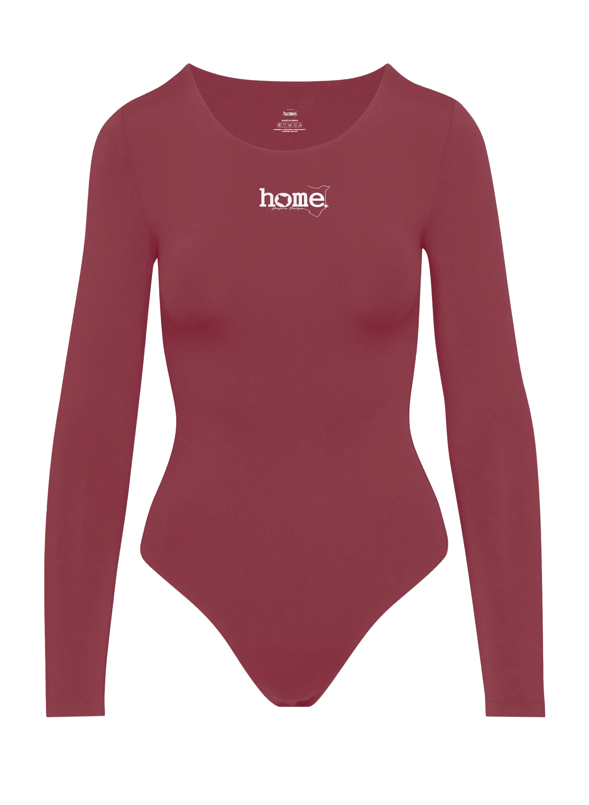 Simple Life Scoop Neck Bodysuit - Ruby