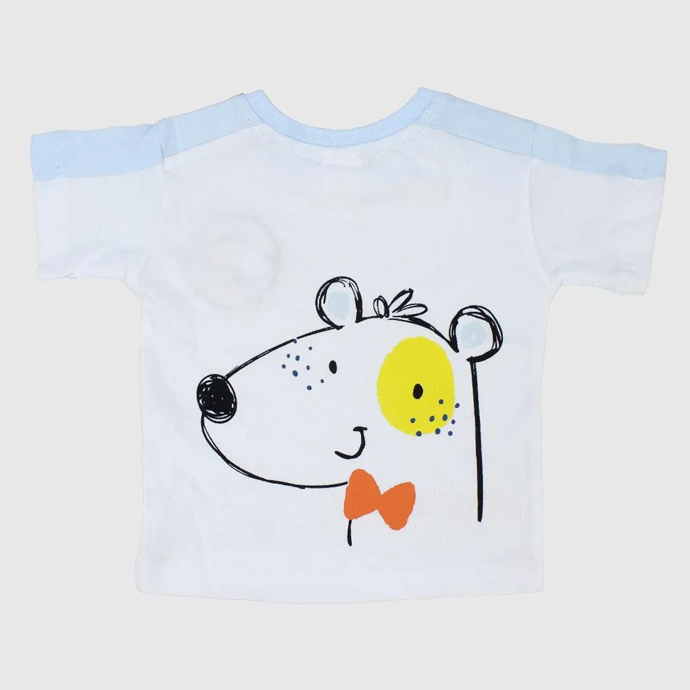 Smiling Puppy Short-Sleeved T-Shirt