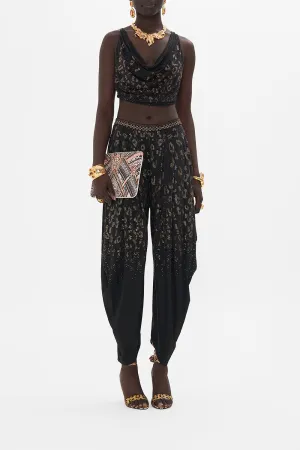 SPLIT HEM JERSEY PANT MOSAIC MUSE