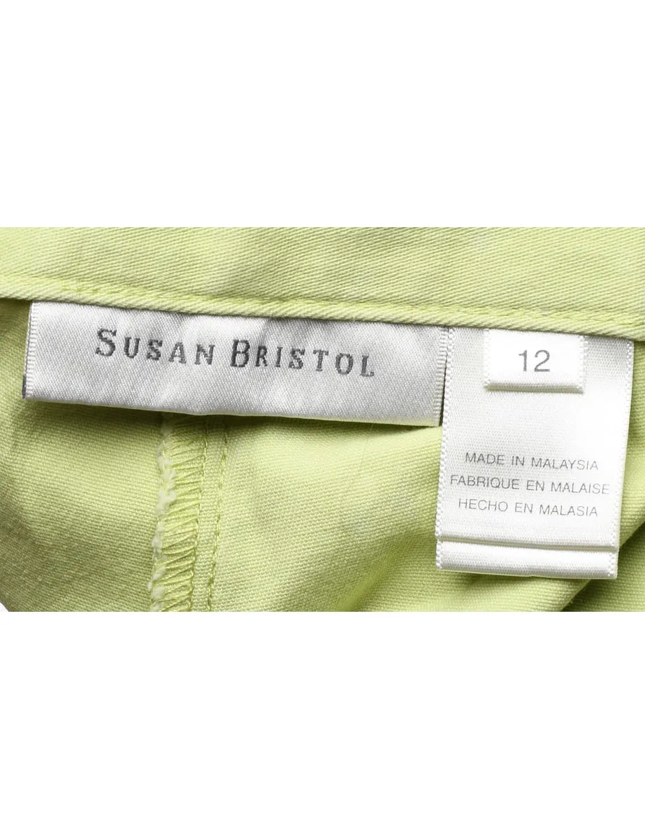 Susan Bristol Lime Green Trousers - W31 L21