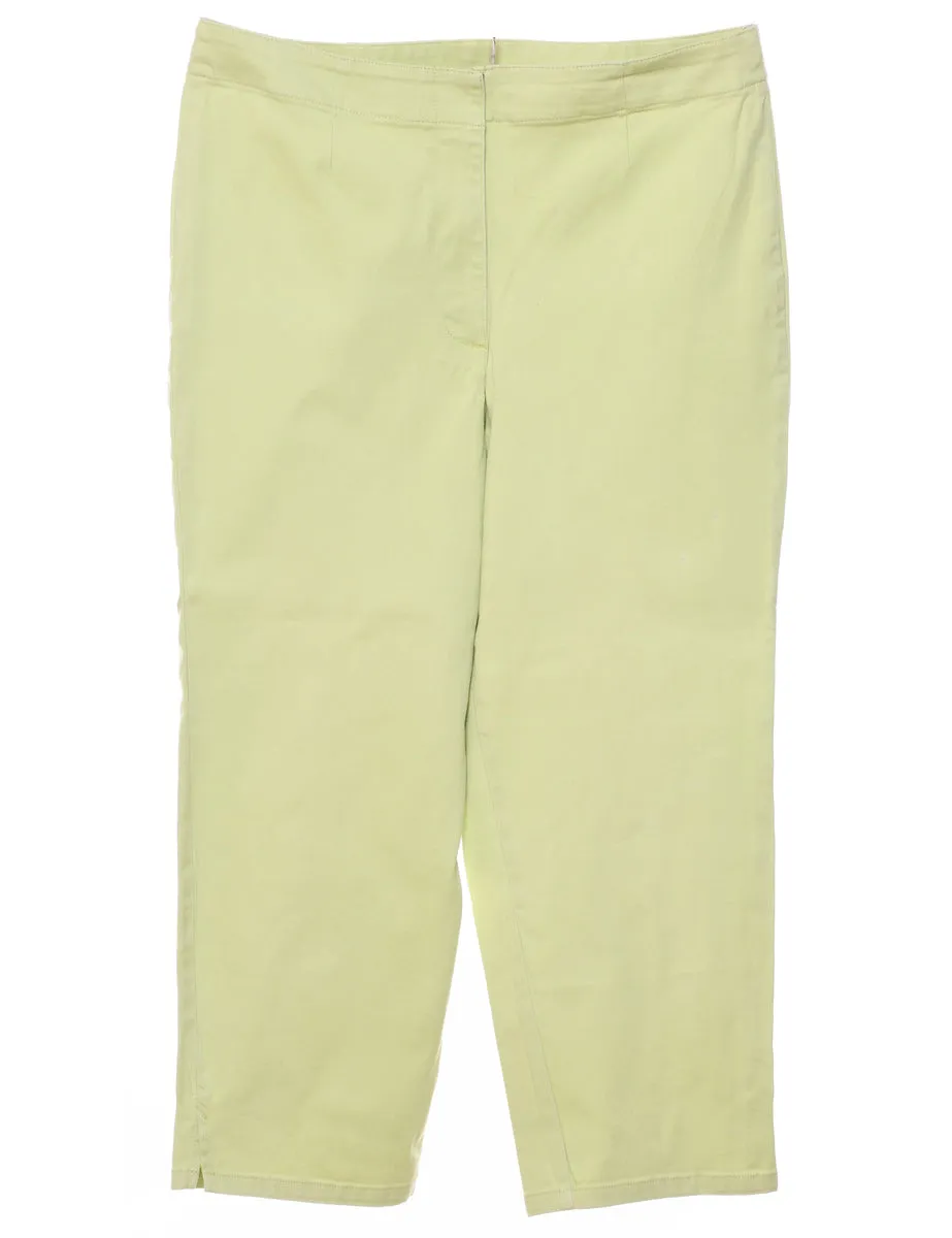 Susan Bristol Lime Green Trousers - W31 L21