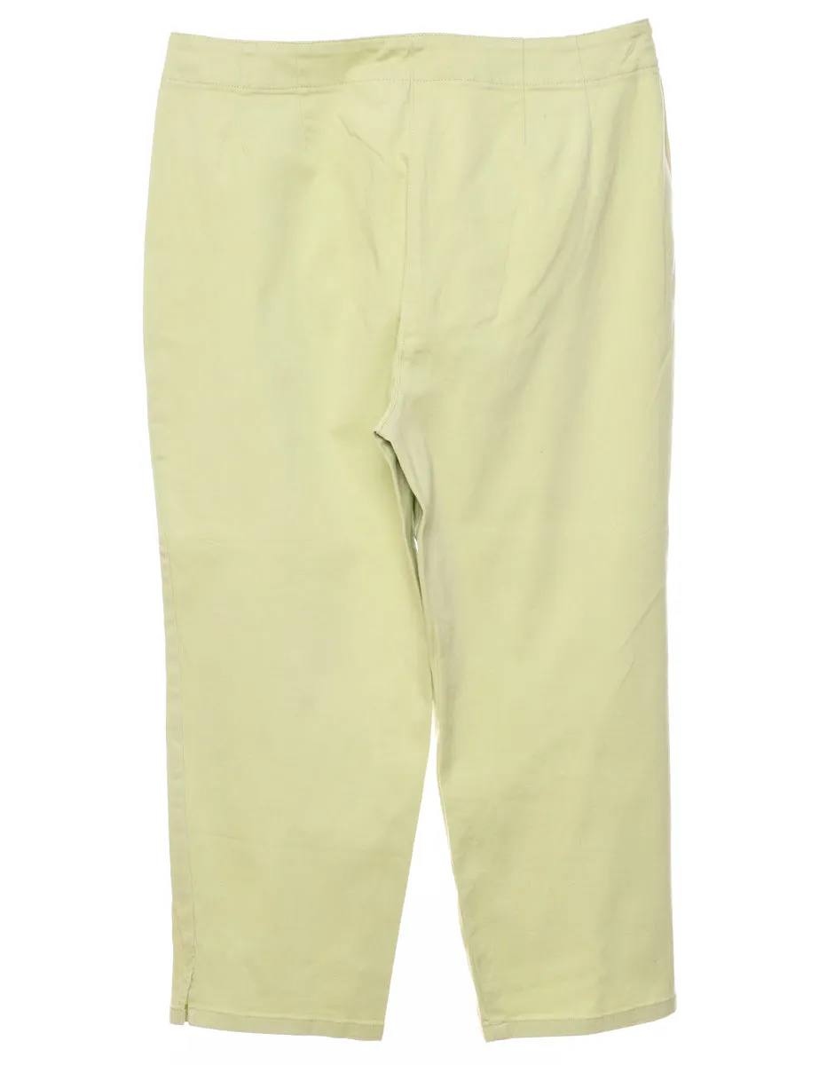 Susan Bristol Lime Green Trousers - W31 L21