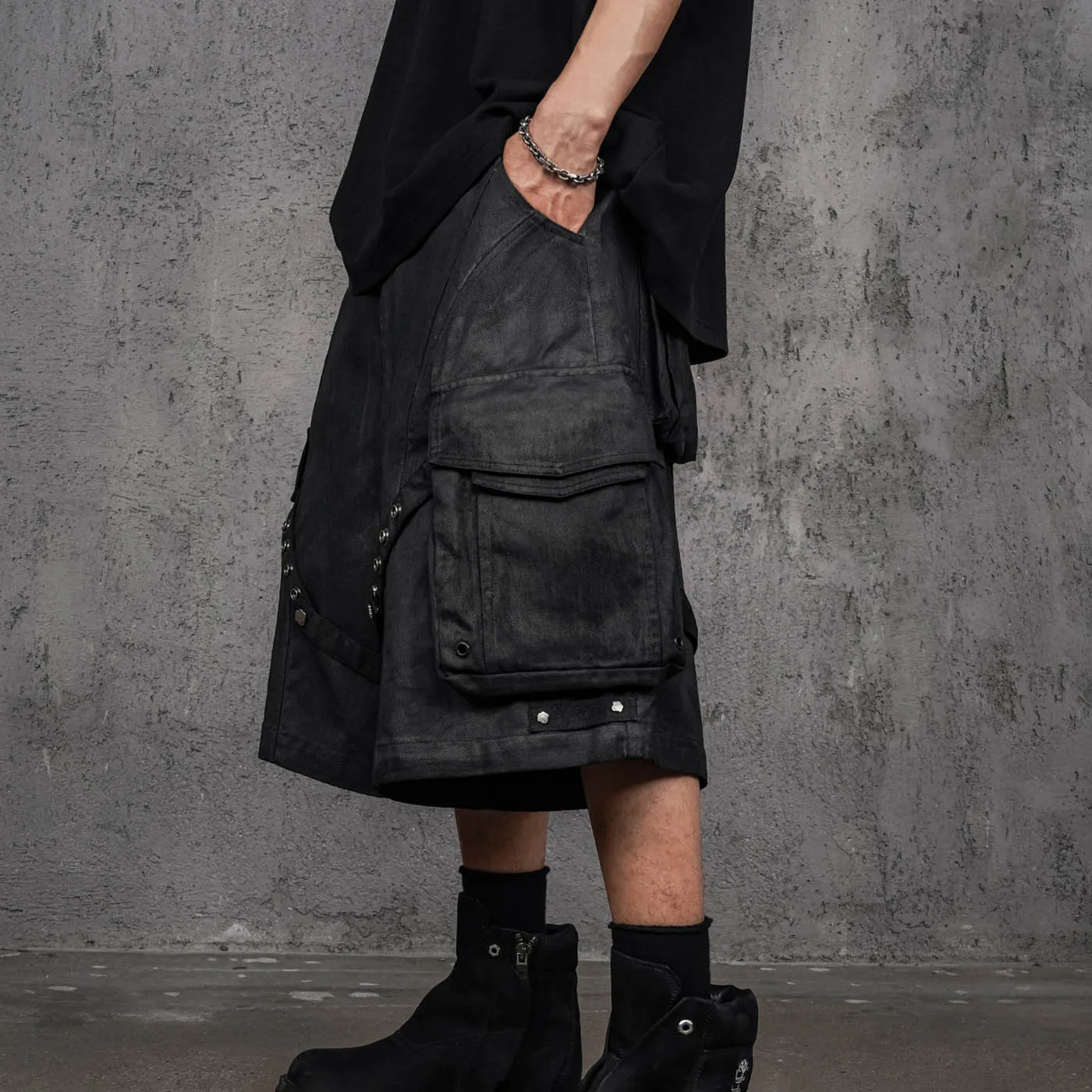 Techwear Cargo Shorts