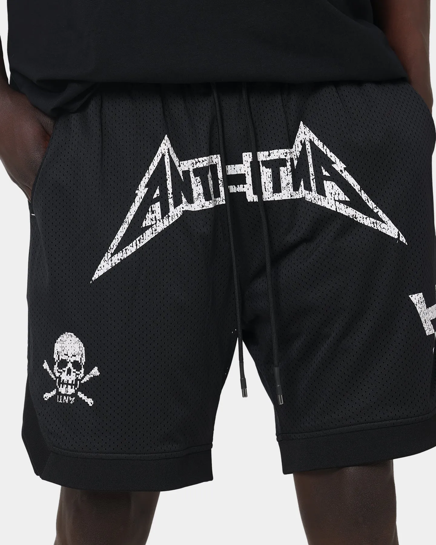 The Anti Order Heavy Metal Basketball Shorts Black/White