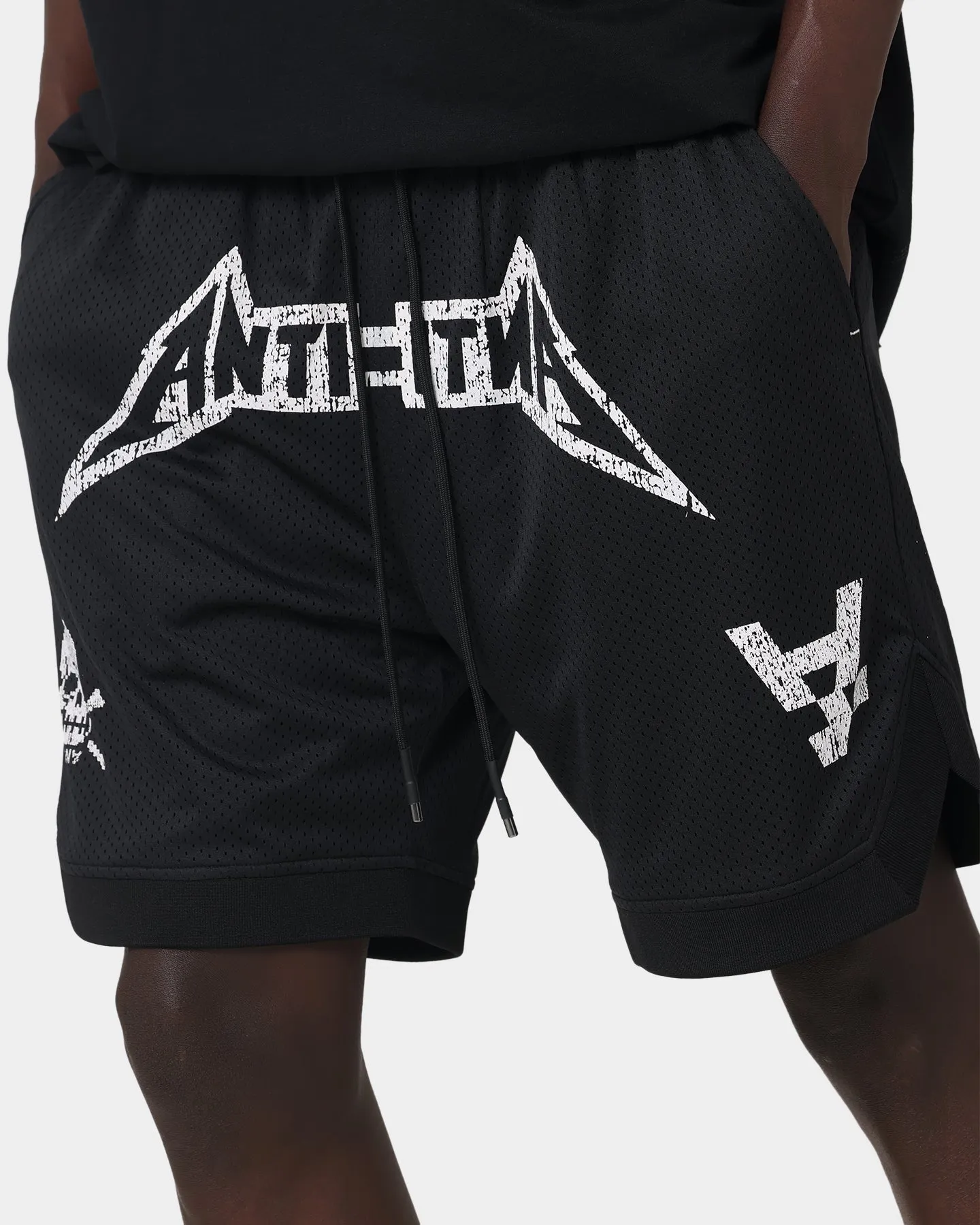 The Anti Order Heavy Metal Basketball Shorts Black/White