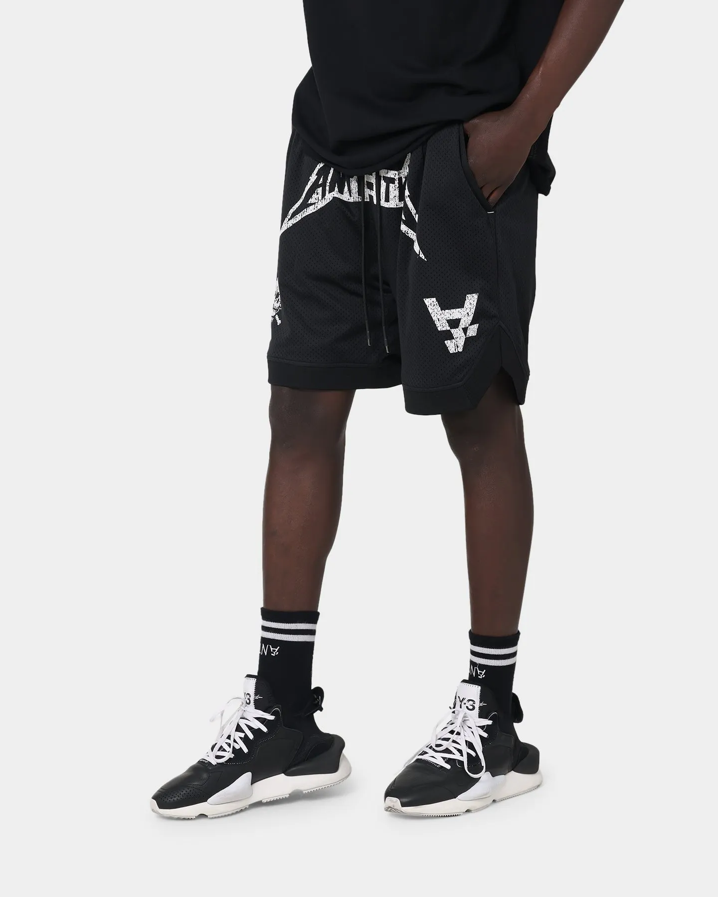 The Anti Order Heavy Metal Basketball Shorts Black/White