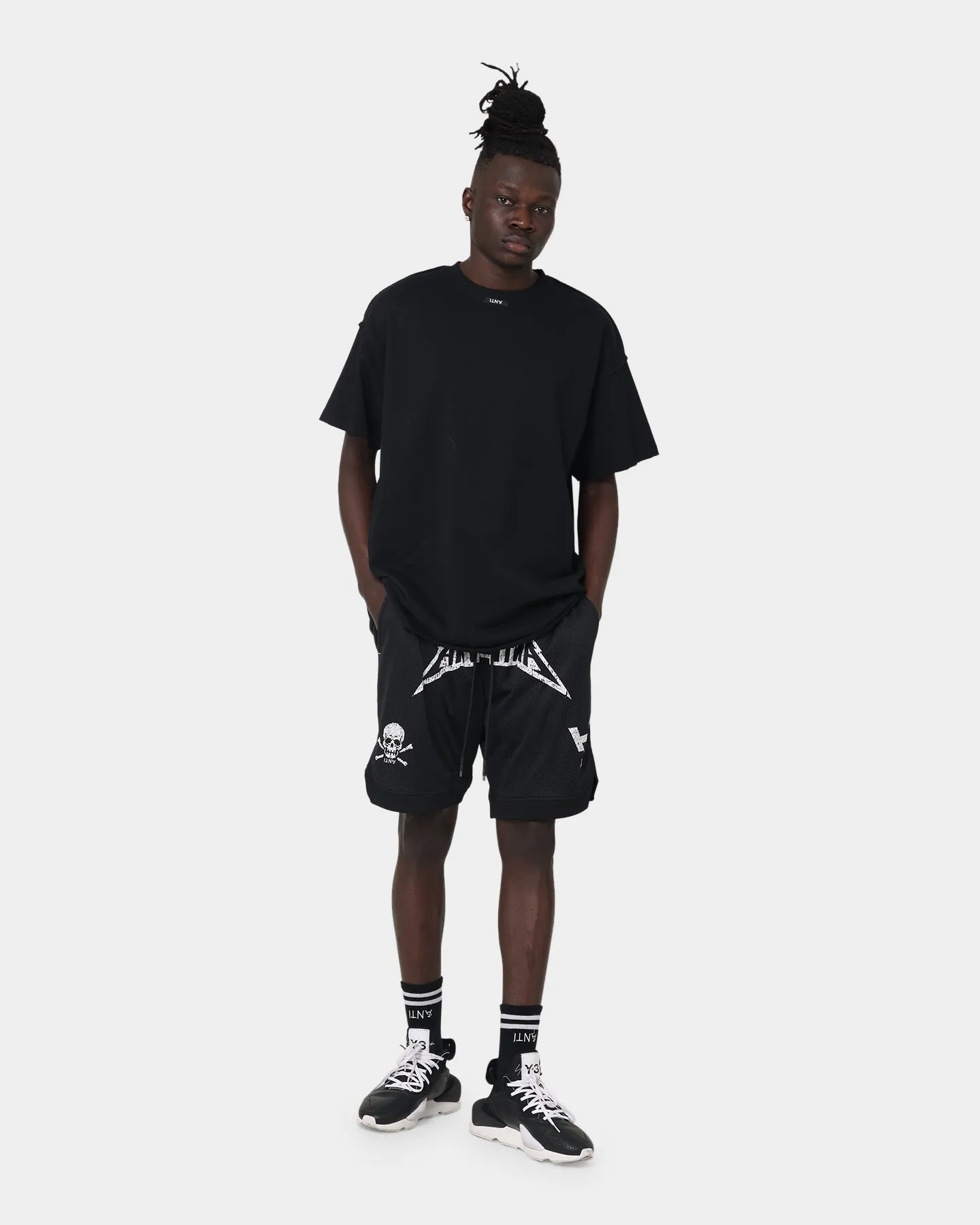 The Anti Order Heavy Metal Basketball Shorts Black/White