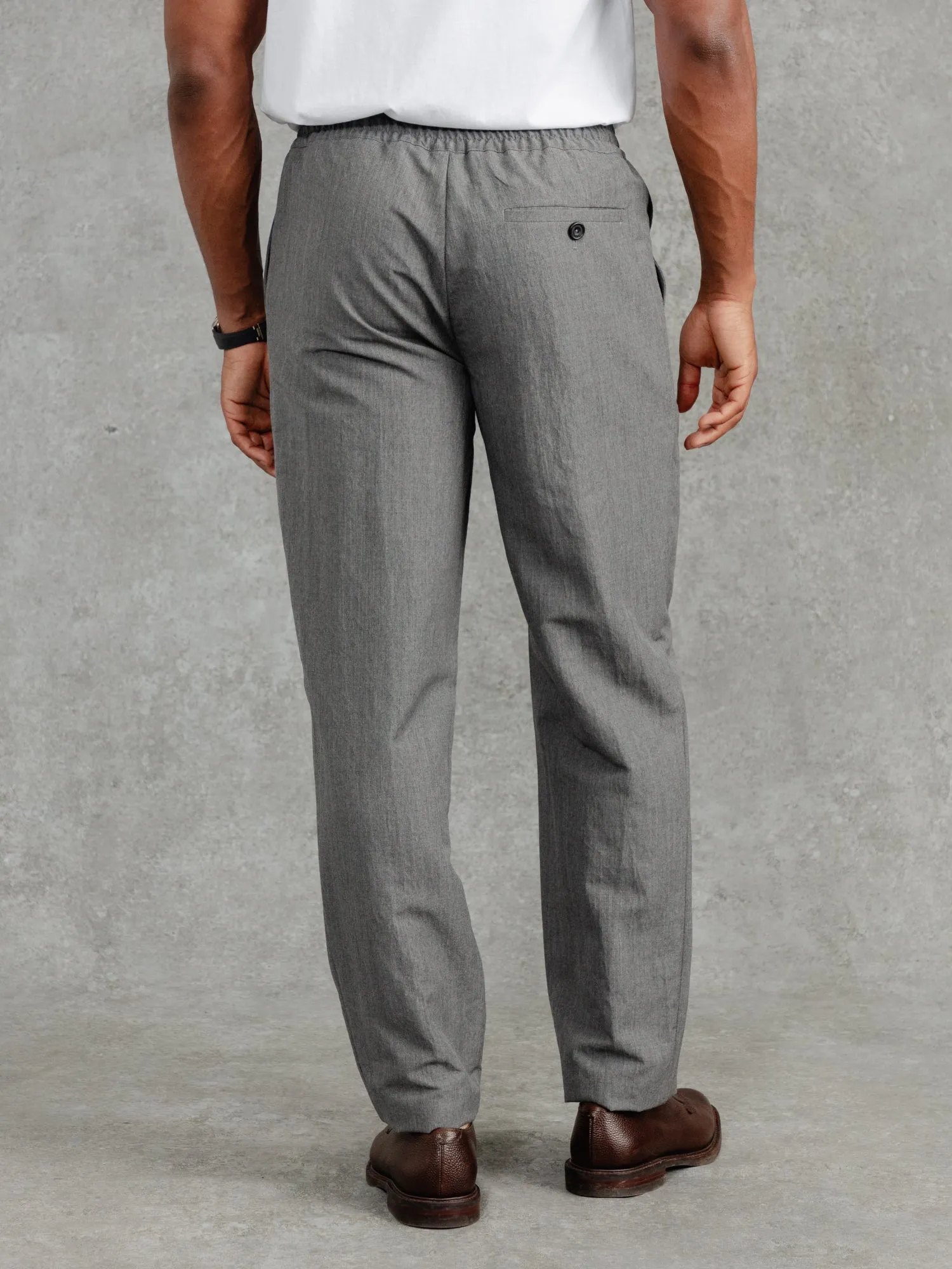 The Belgravia Trouser - Cobble Grey