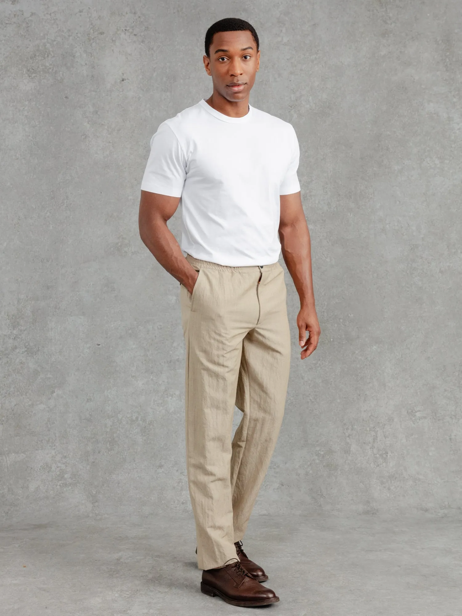 The Belgravia Trouser - Sand