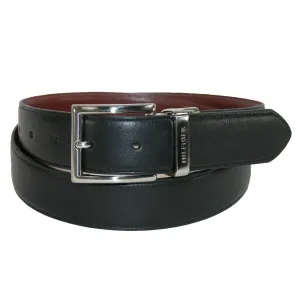 Tommy Hilfiger Men's Feather Edge Reversible 32mm Belt