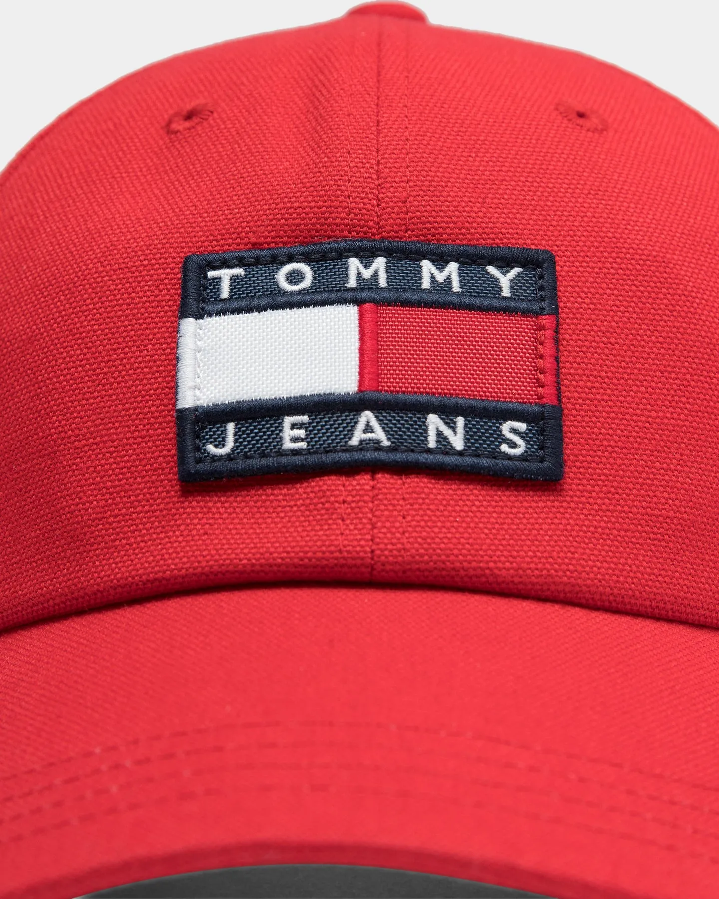 Tommy Jeans Men's TJM Heritage Strapback Cap Racing Red