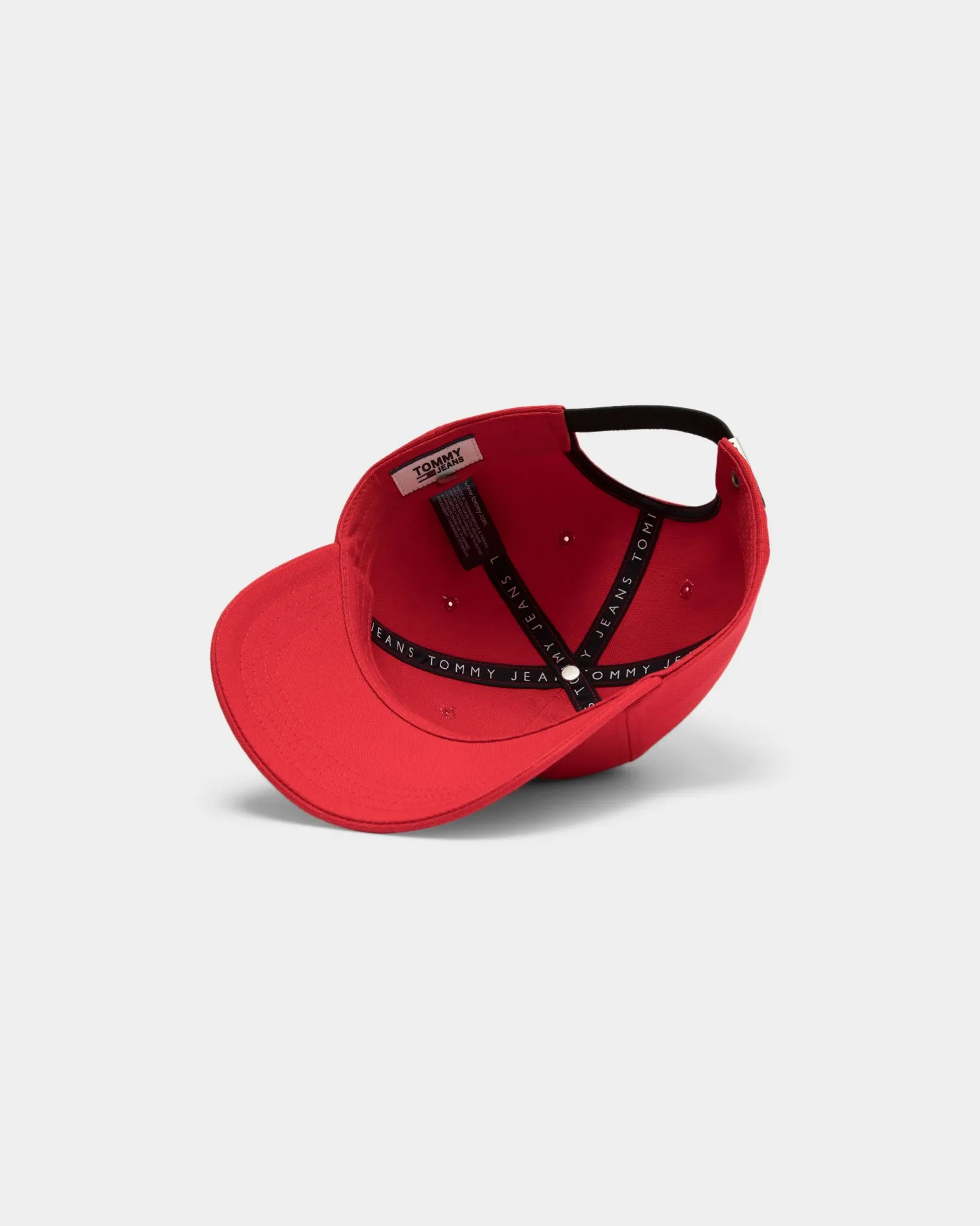 Tommy Jeans Men's TJM Heritage Strapback Cap Racing Red