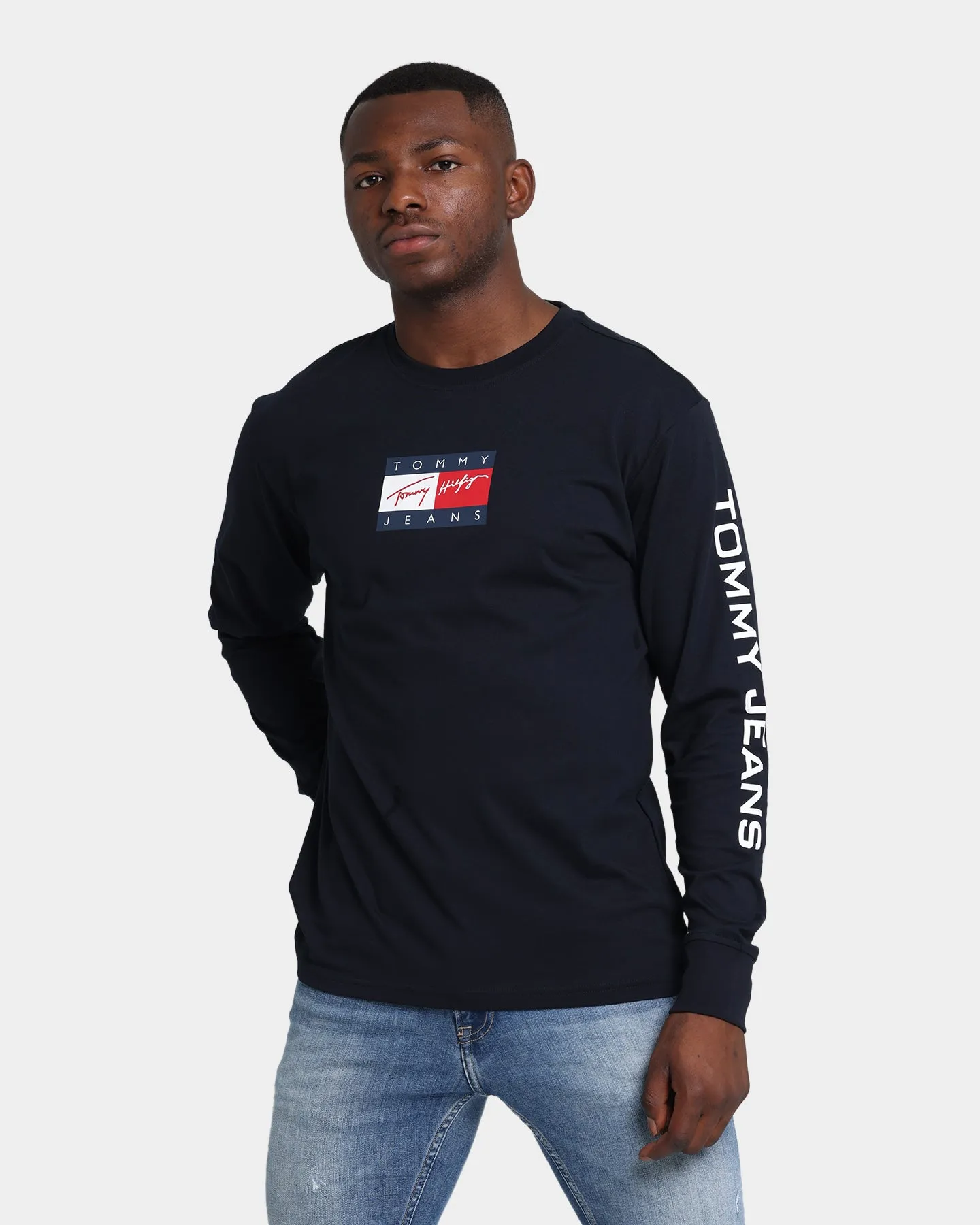 Tommy Jeans Street Archives Long Sleeve T-Shirt Desert Sky