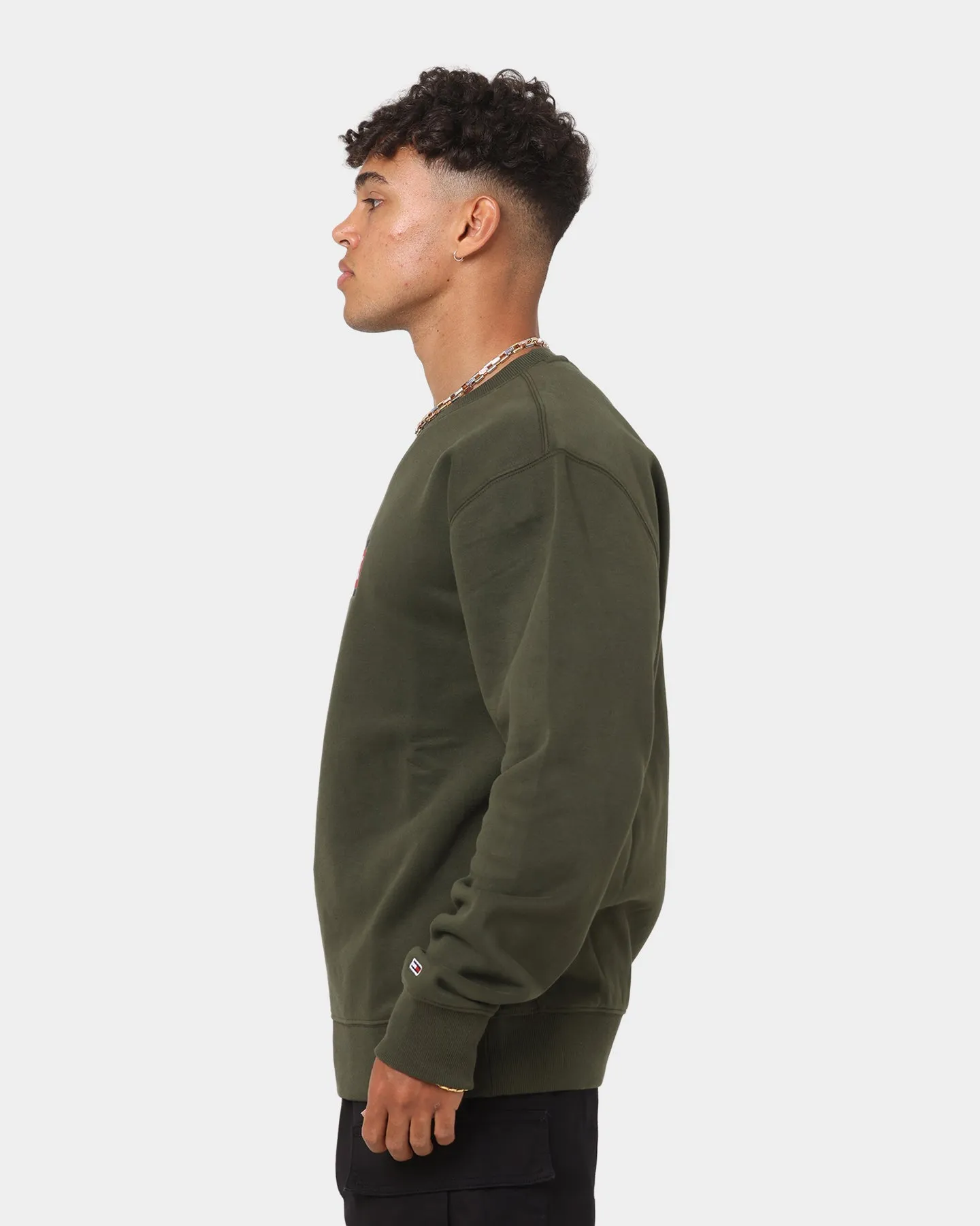 Tommy Jeans Timeless Crewneck Dark Olive