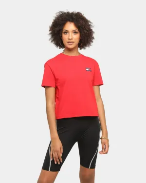 Tommy Jeans Women's Tommy Badge T-Shirt Deep Crimson