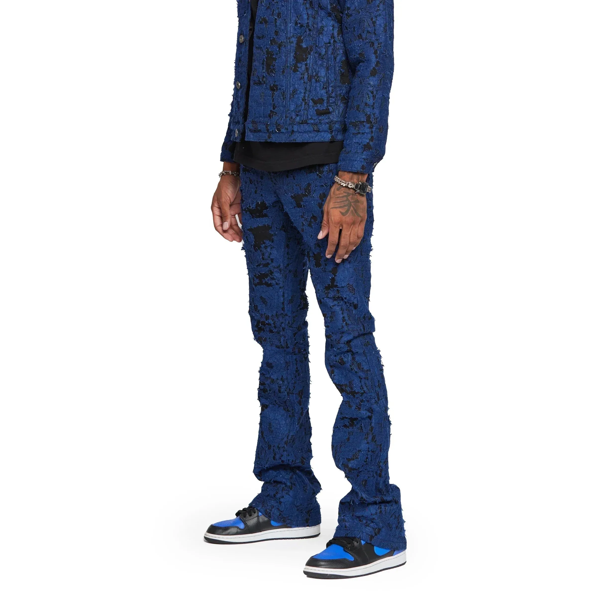 Valabasas Stacked "Blue Moon" Denim Jean