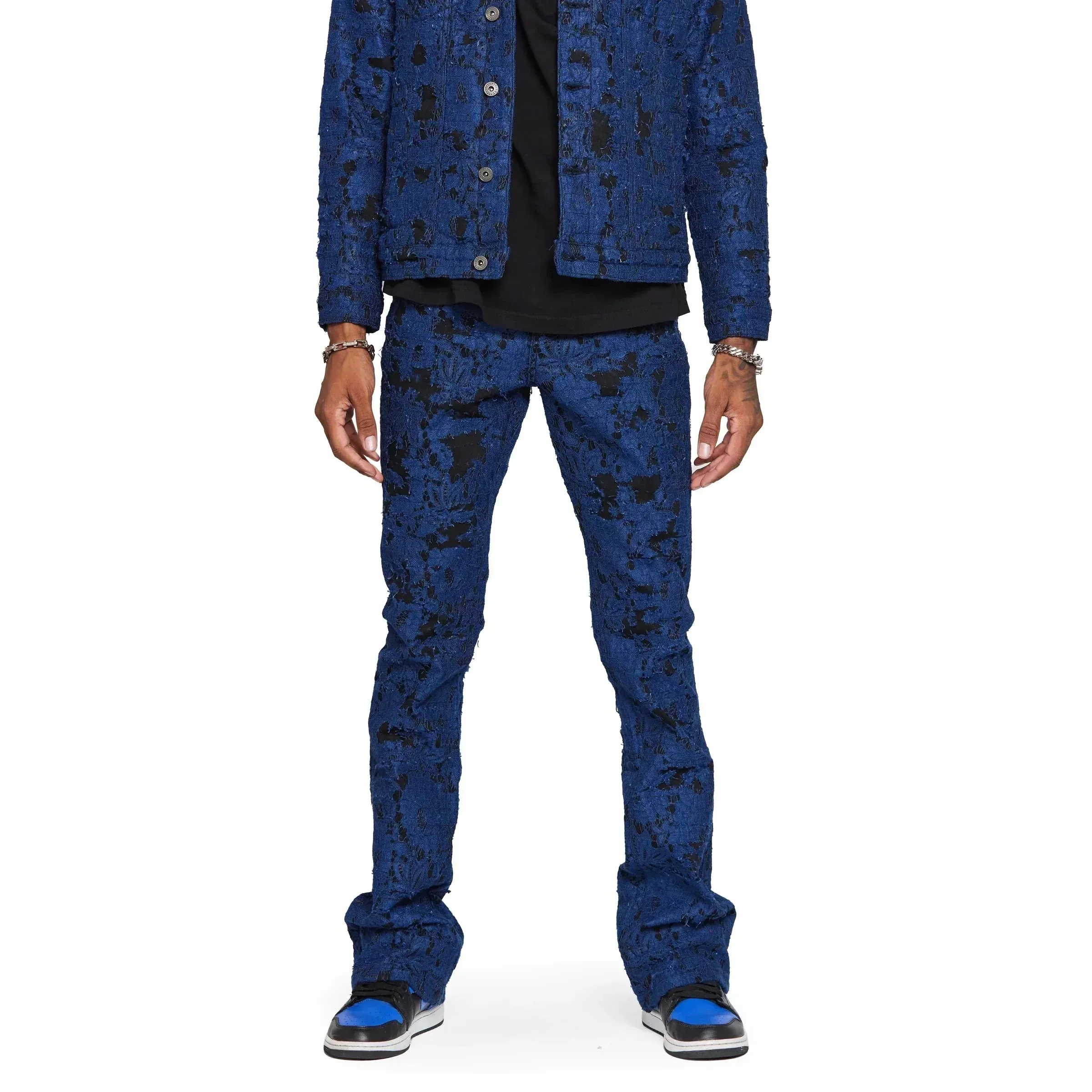 Valabasas Stacked "Blue Moon" Denim Jean