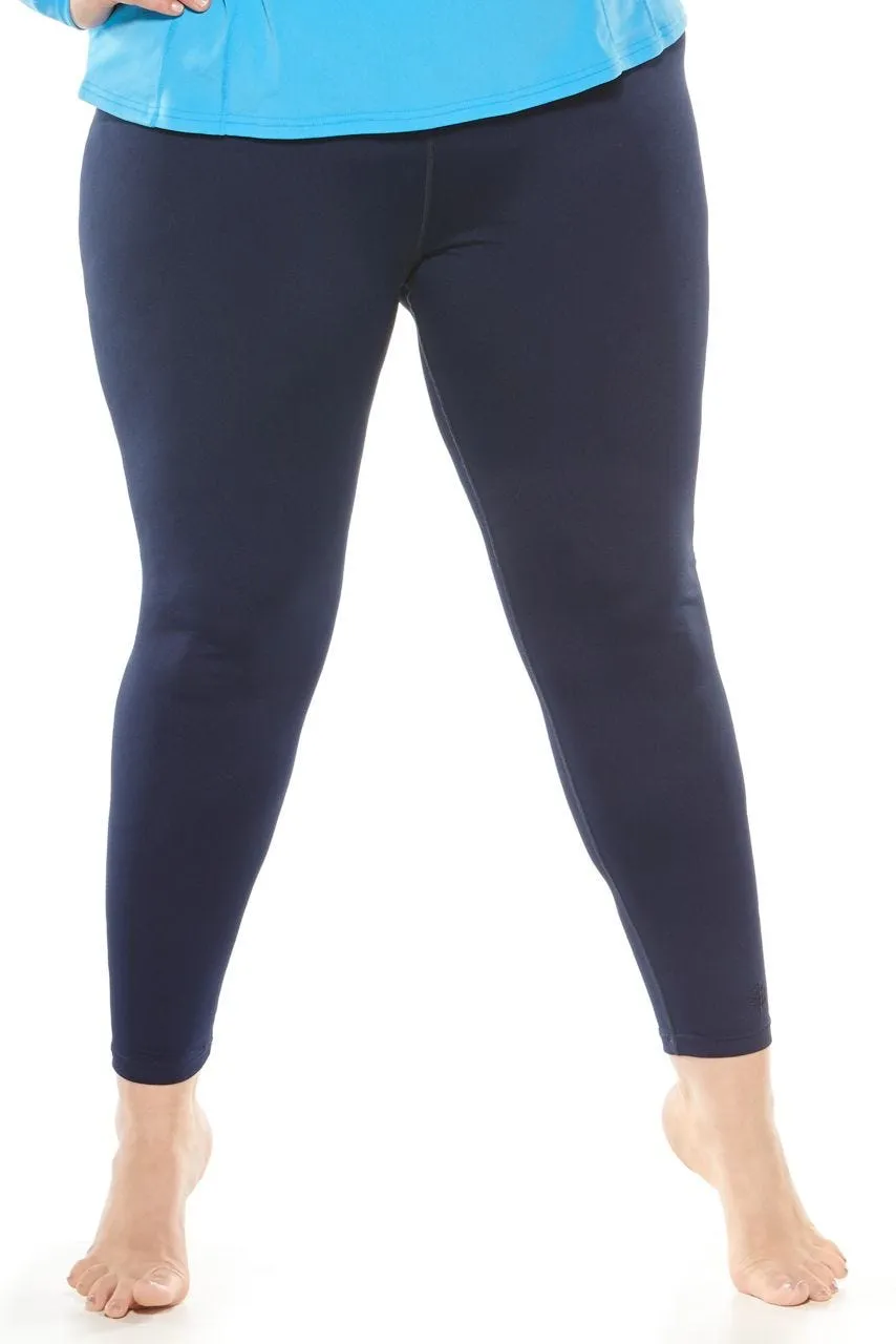 Women's Deep Water Swim Tights  |  Navy