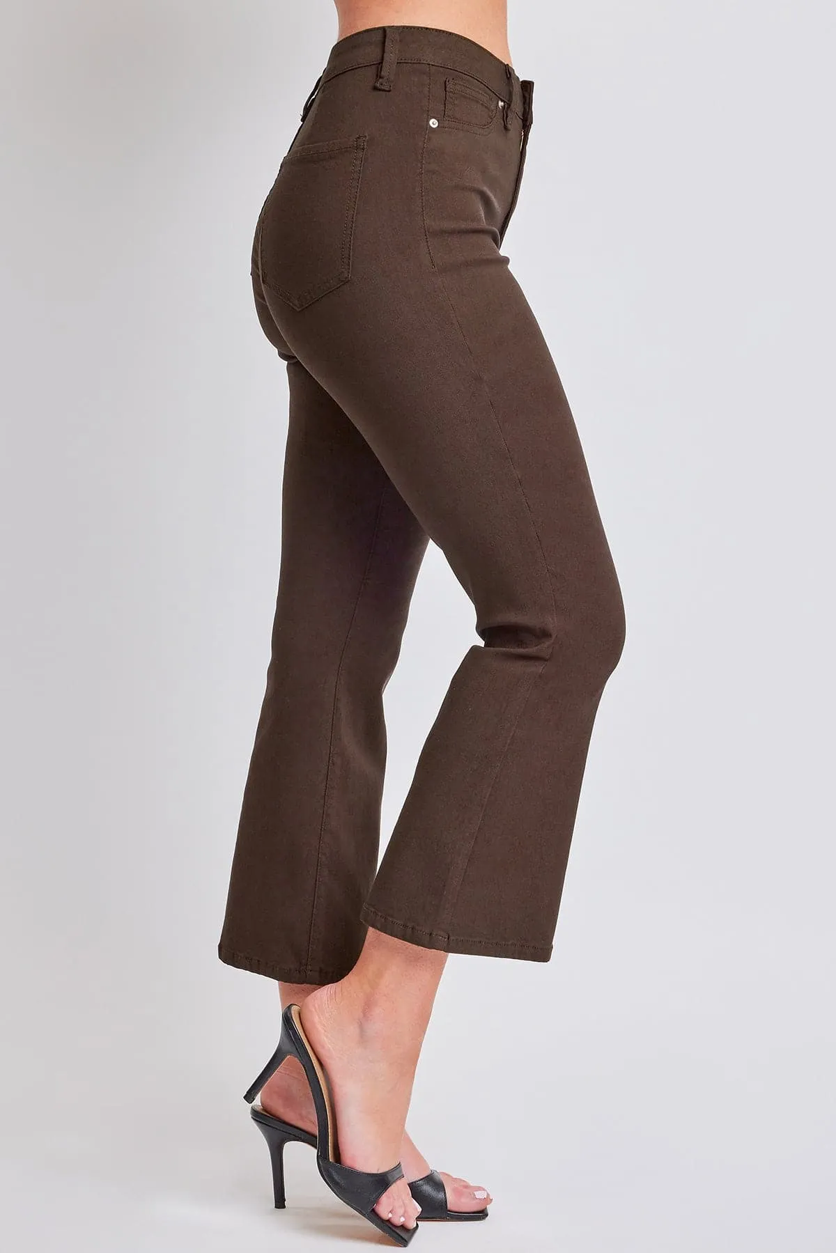 Women's Hyperstretch Cropped Kick Flare Leg Pants, Coco